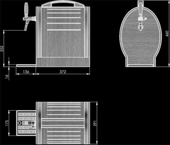 CRAFT BEER DISPENSER COOLER SOUDEK 30/K